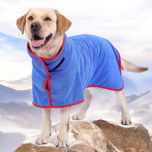 Couverture pour Chien - RobeDry™ - Bleu